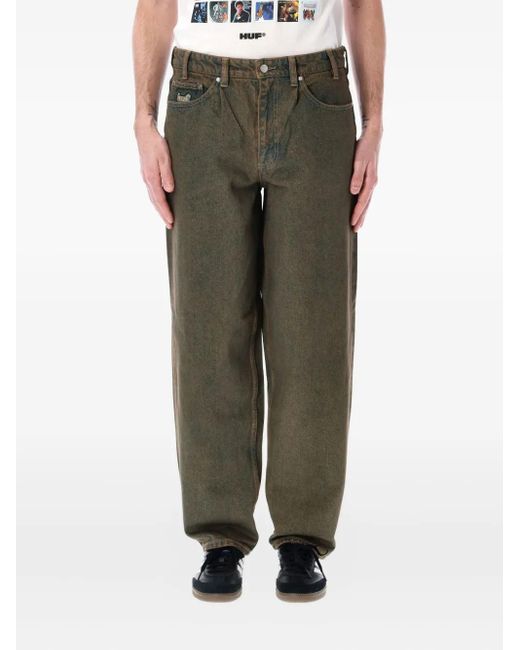 Jeans Cromer di Huf in Green da Uomo