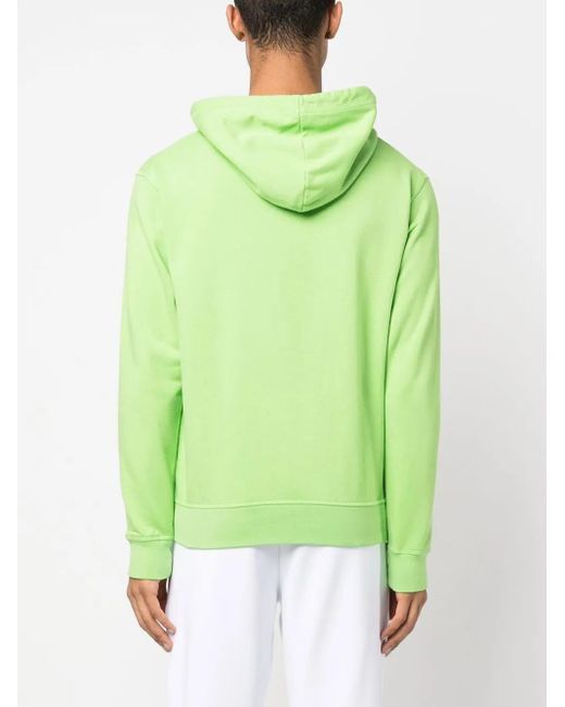 DSquared² Green Logo Print Hoodie for men