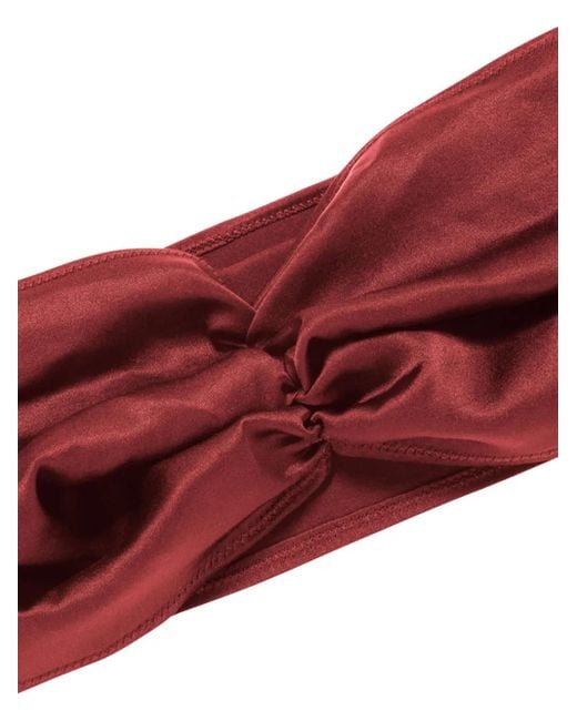 Jennifer Behr Red Norma Head Wrap