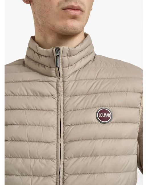 Colmar Natural Quilted Zip Gilet for men