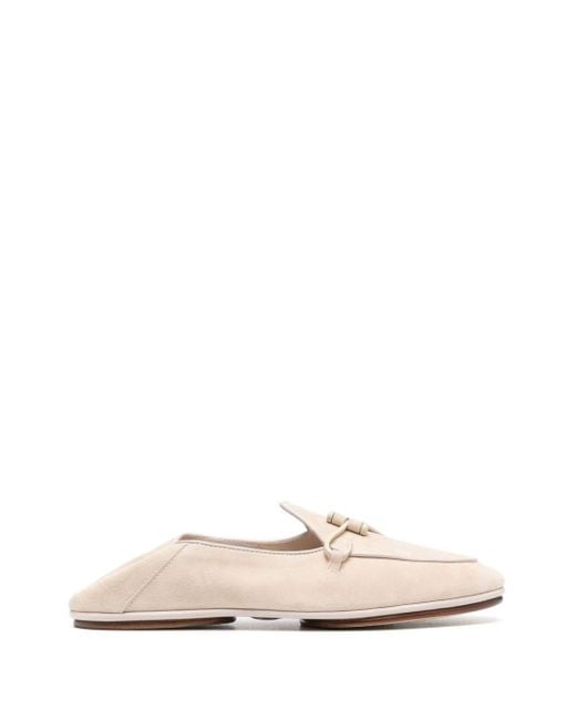 Edhen Milano Comporta Fly Suède Loafers in het Natural voor heren