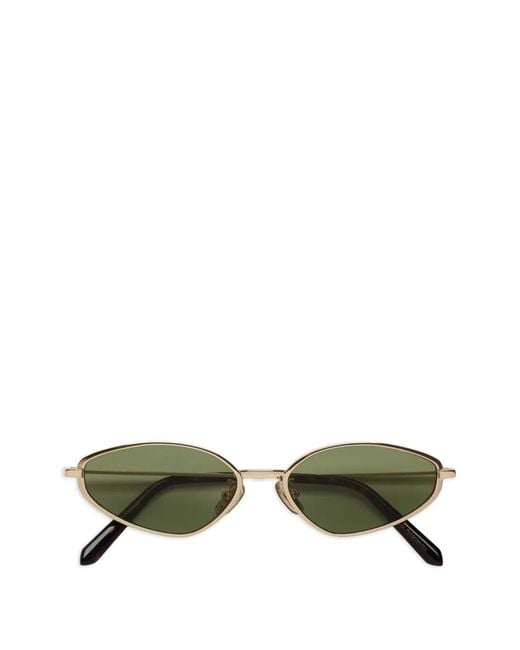 Retrosuperfuture Green Cat Eye-Frame Sunglasses