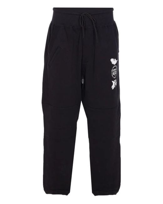 Y-3 Broek Met Logo En Cuffs in het Blue
