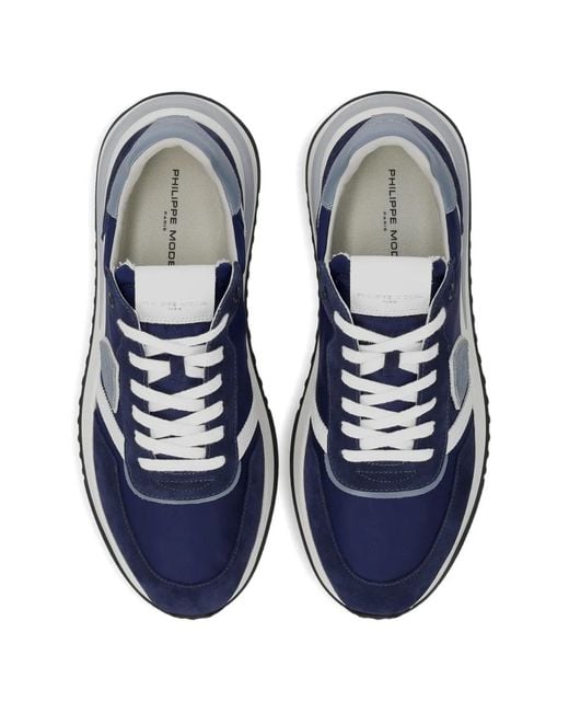 Philippe Model Blue Tropez 2.1 Panelled Sneakers for men