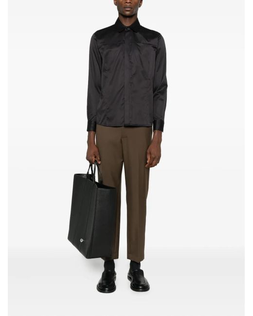 Notrainproof Black Cotton Shirt for men