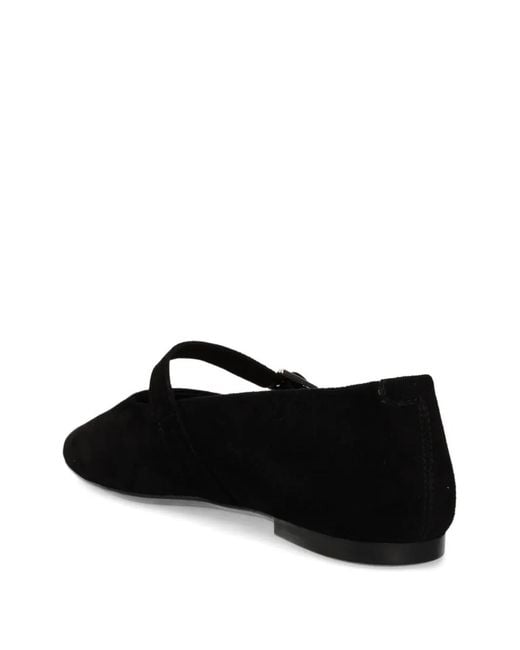Vagabond Black Jolin Buckle-Strap Ballet Flats