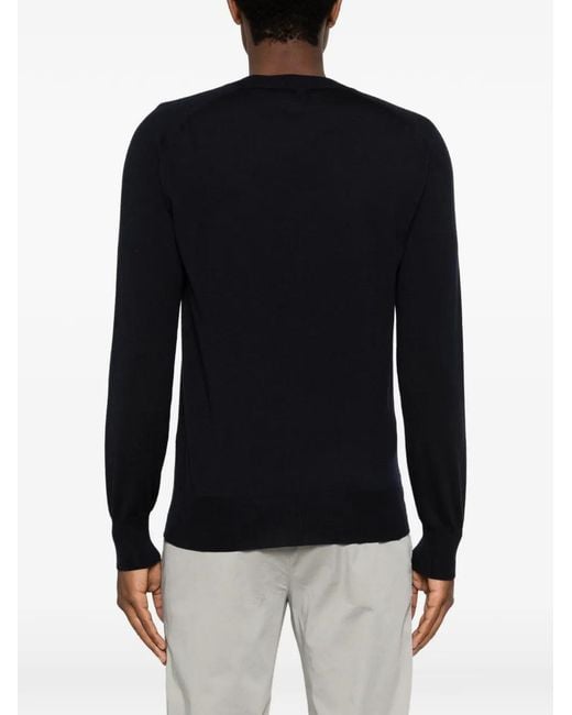 Fumagalli Black Crew-Neck Sweater for men