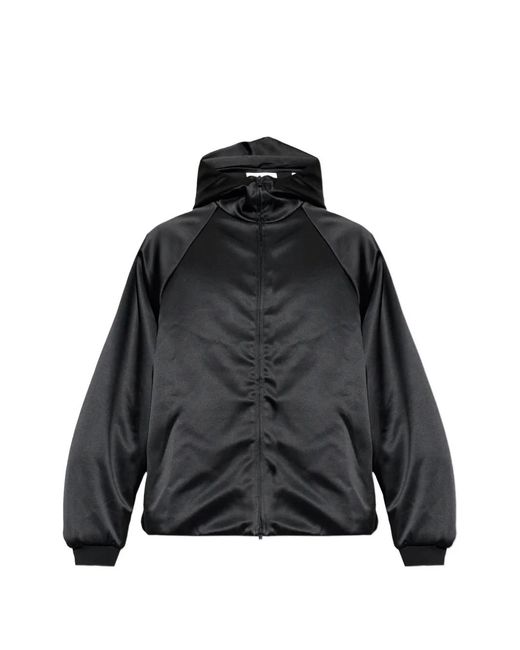Fear Of God Black Hooded Zip Jacket for men