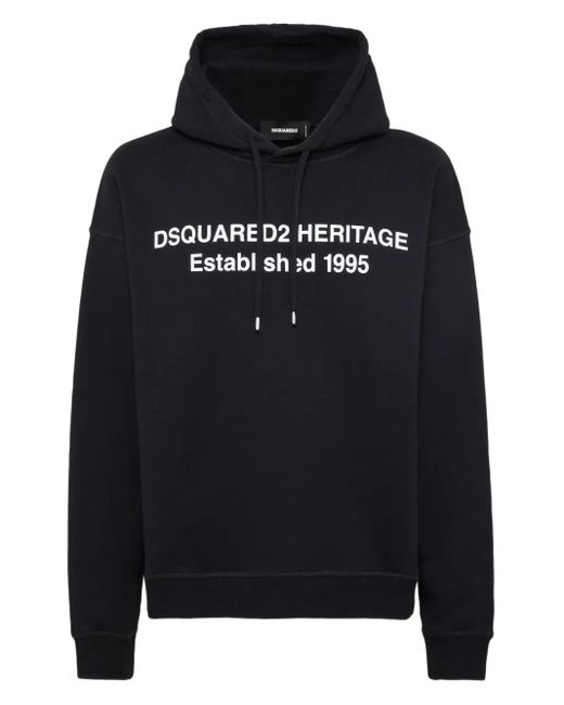 DSquared² Hoodie Mit Slogan-Print in Black für Herren