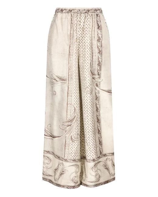 Max Mara Natural Silk Fluid Trousers