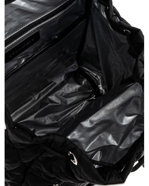 DSquared² Black Padded Backpack for men