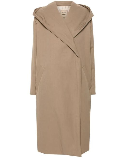Uma Wang Natural Cardigan Coat