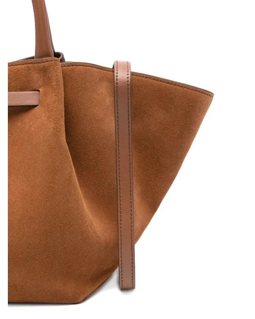 DeMellier London Brown Medium New York Buckled Tote Bag