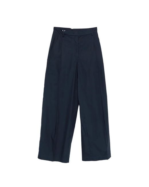 N°21 Blue Pleated Trousers