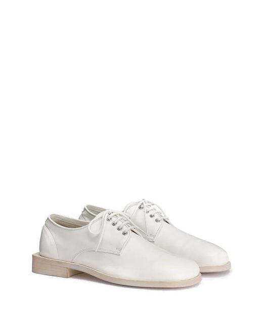 Lemaire White Anatomic Derby Shoes