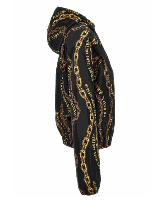 Versace Jeans Couture Black Chain Couture Zip Hoodie