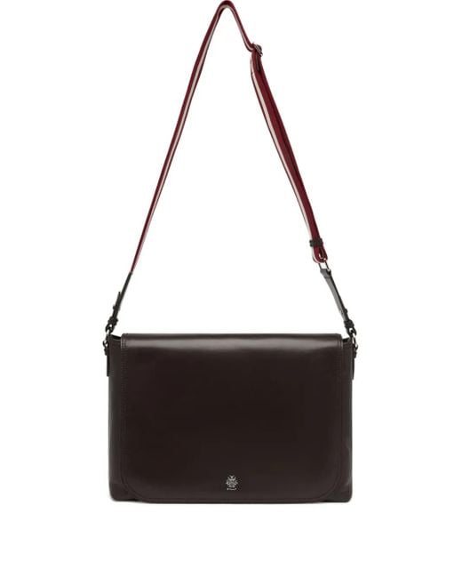 Bally Black Ray Leather Shoulder Bag for men