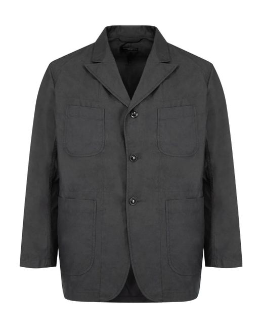 Engineered Garments Black Bedford Single-Breasted Coat for men
