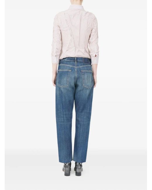 Maison Margiela Blue Pants 5 Pockets Clothing