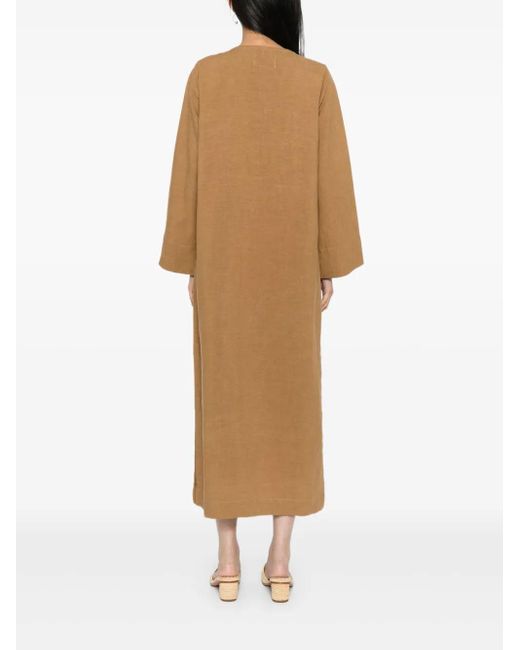 Robe Longue À Détail Noué Bambah en coloris Natural