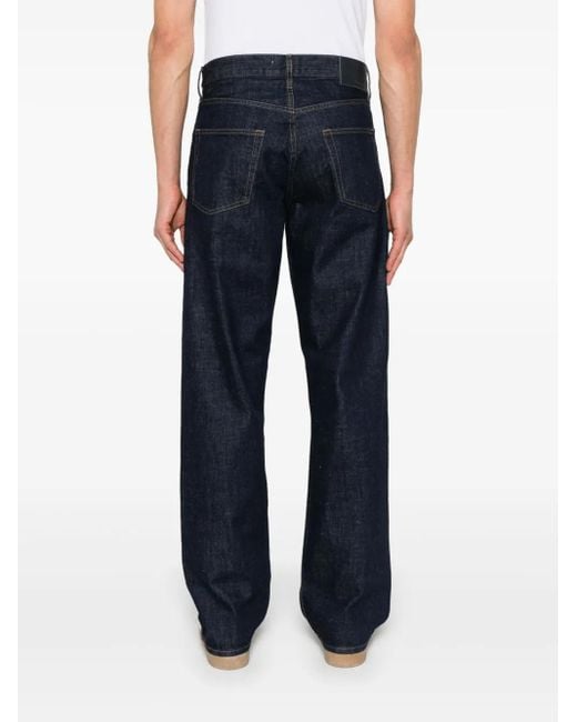 Pantalones rectos con pinzas sunflower de hombre de color Blue