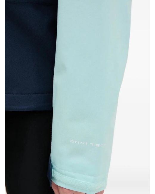 Columbia Blue Zip-Up Lightweight Jacket