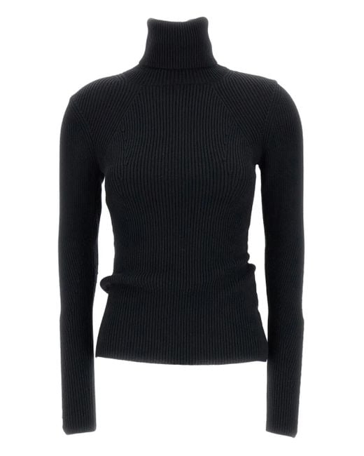 Junya Watanabe Black Turtleneck Sweater