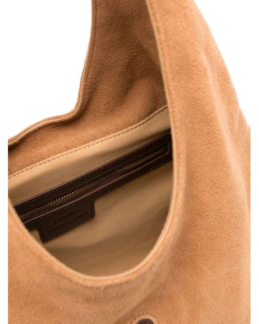 Pinko Brown Mini Hobo Shoulder Bag