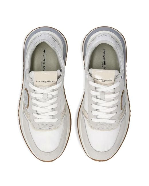 Philippe Model White Flat Shoes