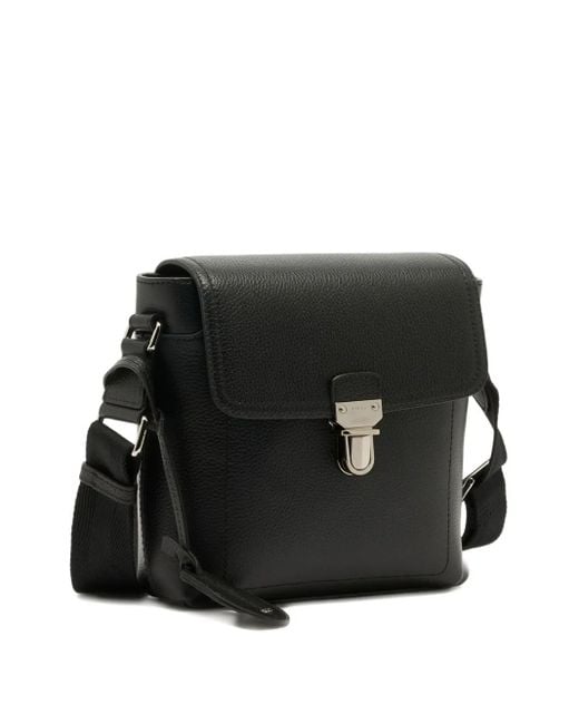 Bally Capitol Bewerkte Leren Crossbodytas in het Black voor heren