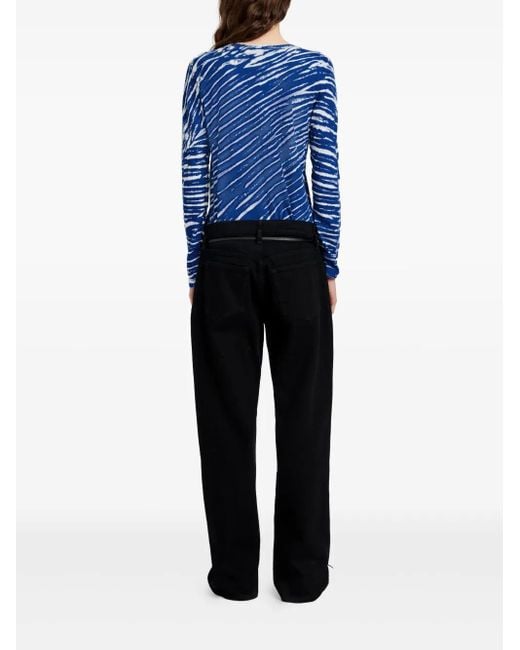 Proenza Schouler Blue Mia T-Shirt