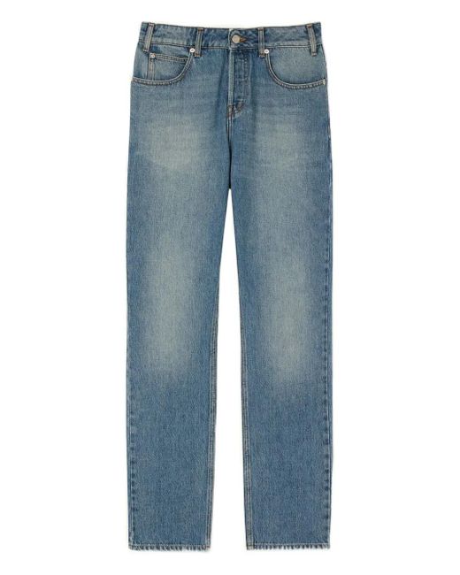 Ba&sh Blue Five-Pocket Denim Jeans
