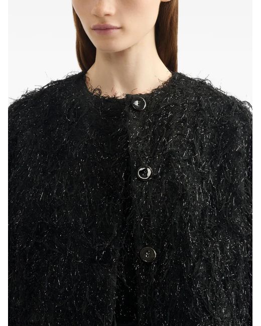 Erdem Black Fringed Jacket