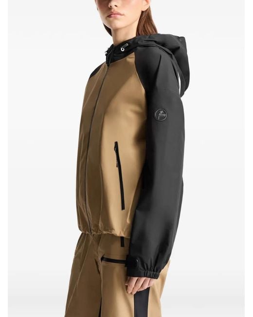 Fusalp Natural Syarane Zip-Up Hooded Two-Tone Jacket