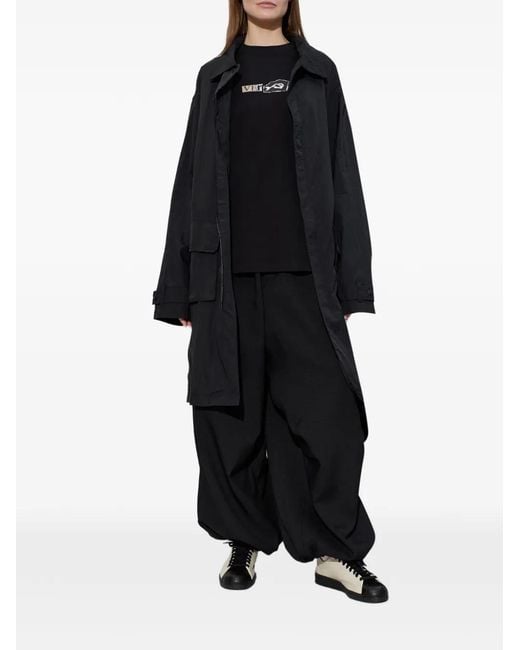 Y-3 Blue Flap-Pocket Jacket
