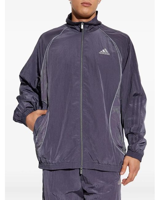 Adidas Blue Zip-Up Track Jacket for men