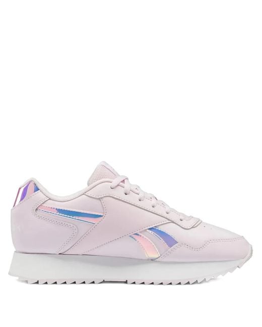 Reebok Pink Glide Ripple "Pixel/Cloud" Sneakers