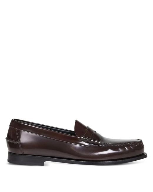 Church's Brown Penny-Slot Stitched Loafers for men