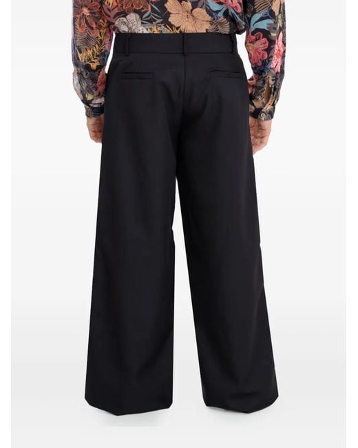 Amir Slama Black Tailored Trousers for men