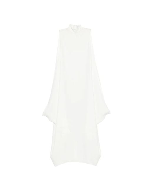 Vestiaire d'un Oiseau Libre White Side-Cut-Out Sleeveless Dress