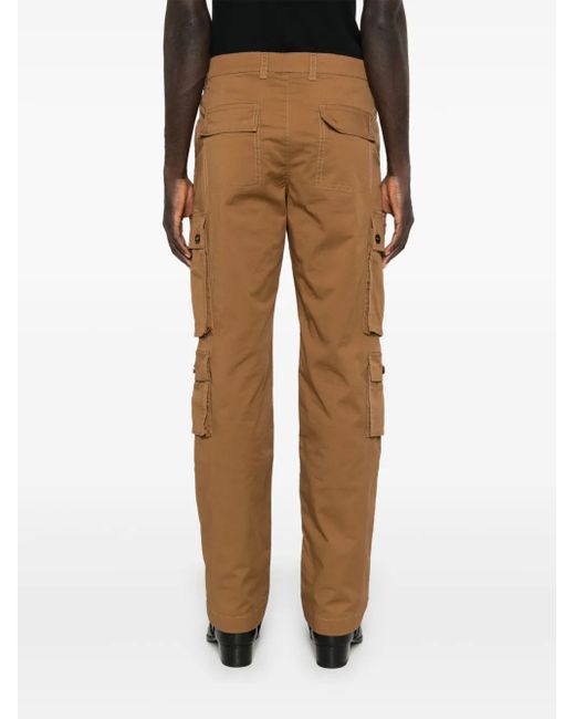 Dolce & Gabbana Cargohose Mit Logo-Patch in Brown für Herren