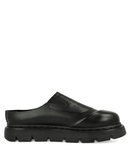 Dr. Martens Black Vent Xx02 Leather Slippers