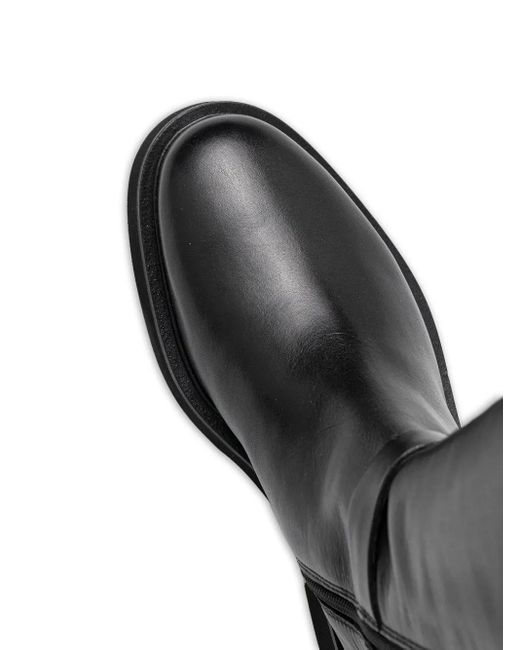 Barbour Black Theodora Knee High Boot