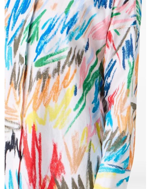 Akris Punto White Long-Sleeve Shirt