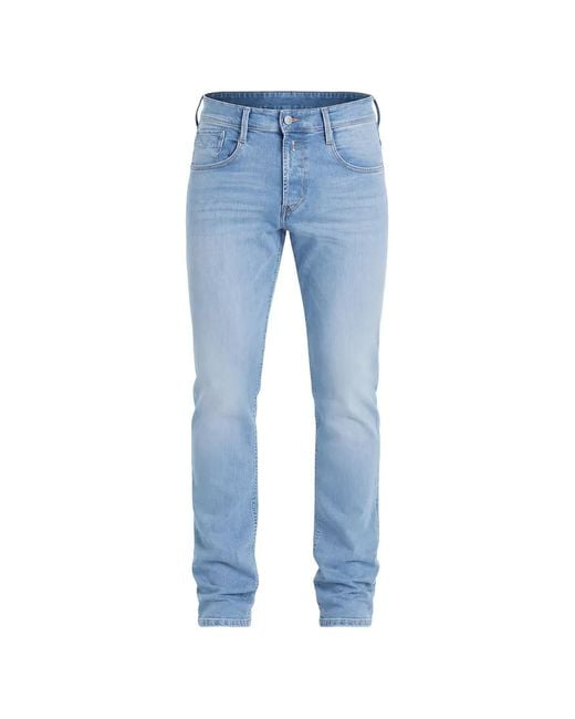 Replay Blue Anbass Slim-Fit Jeans for men
