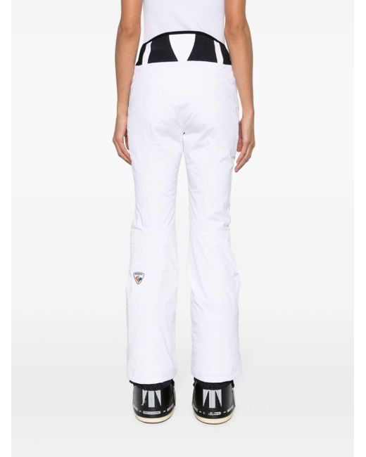 Rossignol White W Stellar Star-print Trousers