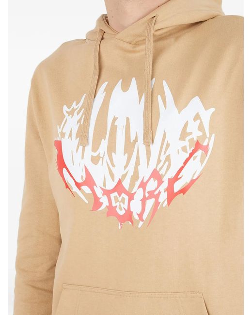 Alive & More Natural Graphic-Print Drawstring Hoodie for men