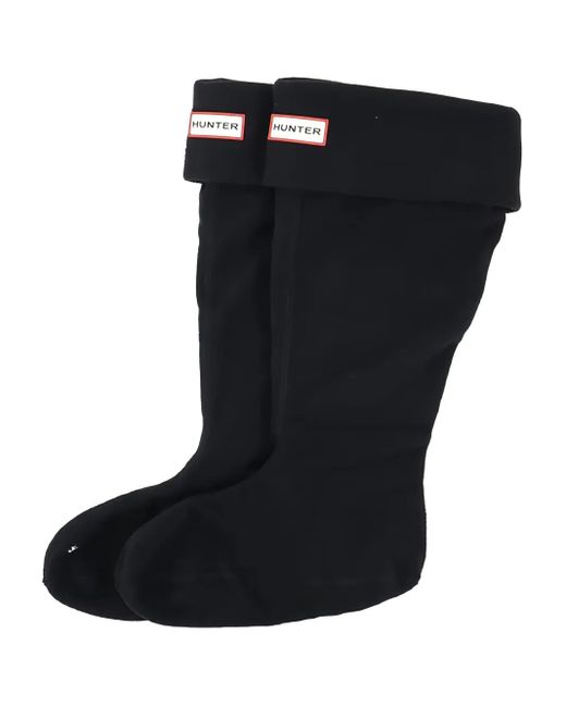 Hunter Black Cuffed Socks