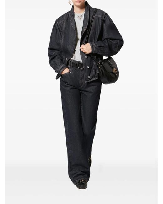 Isabel Marant Blue Dolie Button Jacket