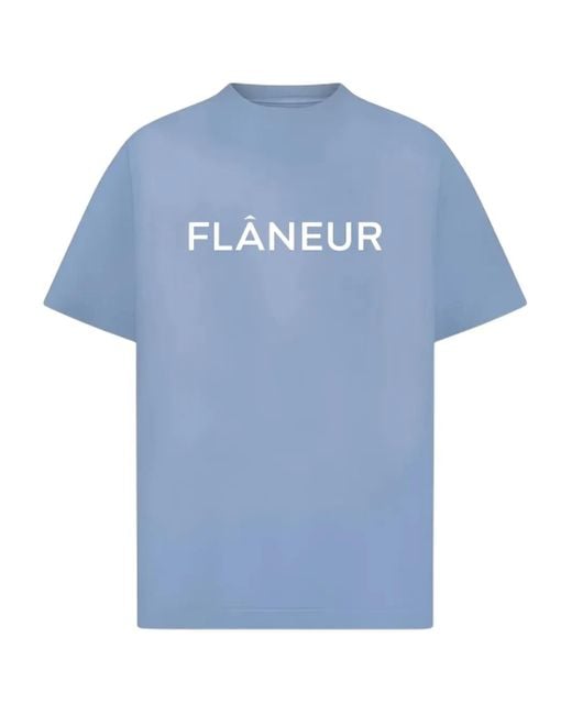 T-Shirt À Logo flâneur pour homme en coloris Blue